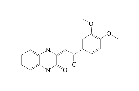 3-[2-(3,4-DIMETHOXYPHENYL)-2-OXO-ETHYLIDENE]-QUINOXALINE-2(1H)-ONE