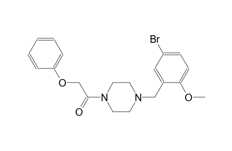 1-(5-bromo-2-methoxybenzyl)-4-(phenoxyacetyl)piperazine
