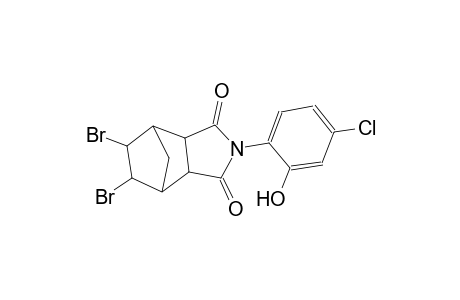 8,9-dibromo-4-(4-chloro-2-hydroxyphenyl)-4-azatricyclo[5.2.1.0~2,6~]decane-3,5-dione