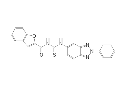 N-(1-benzofuran-2-ylcarbonyl)-N'-[2-(4-methylphenyl)-2H-1,2,3-benzotriazol-5-yl]thiourea
