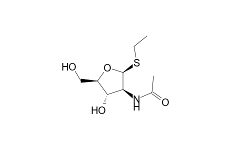 .beta.-D-Arabinofuranoside, ethyl 2-(acetylamino)-2-deoxy-1-thio-