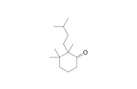 Cyclohexanone, 2,3,3-trimethyl-2-(3-methylbutyl)-