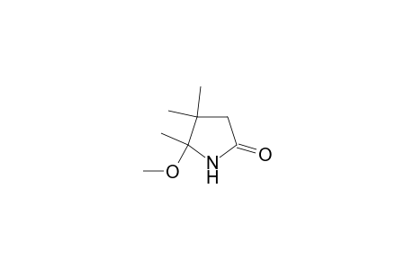 5-Methoxy-4,4,5-trimethyl-2-pyrrolidinone