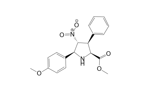 (2S,3S,4R,5S)-Methyl 5-(4-methoxyphenyl)-4-nitro-3-phenylpyrrolidine-2carboxylate
