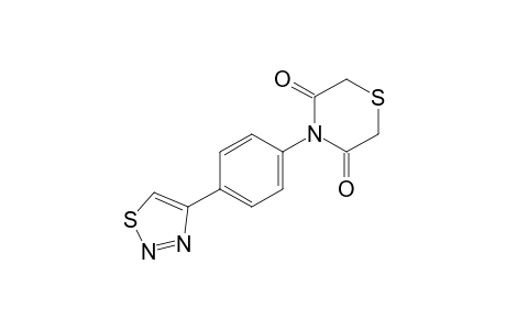 4-[p-(1,2,3-thiadiazol-4-yl)phenyl]-3,5-thiomorpholinedione