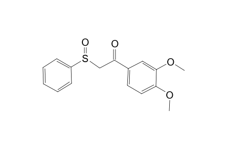 2-(Phenyl-1'-sulfinyl)-3,4-dimethoxyacetophenone