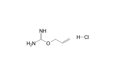 Carbamimidic acid, 2-propenyl ester, monohydrochloride