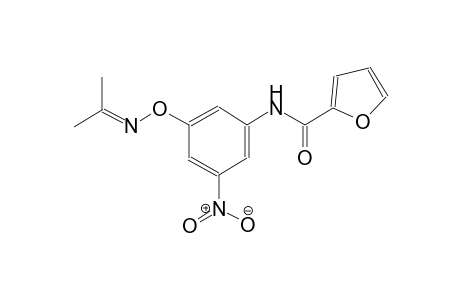 N-(3-{[(1-methylethylidene)amino]oxy}-5-nitrophenyl)-2-furamide