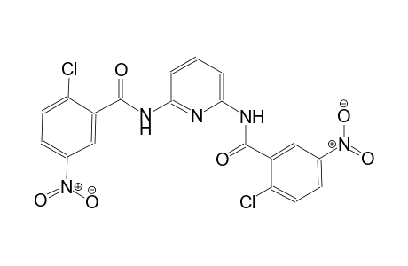 2-chloro-N-{6-[(2-chloro-5-nitrobenzoyl)amino]-2-pyridinyl}-5-nitrobenzamide