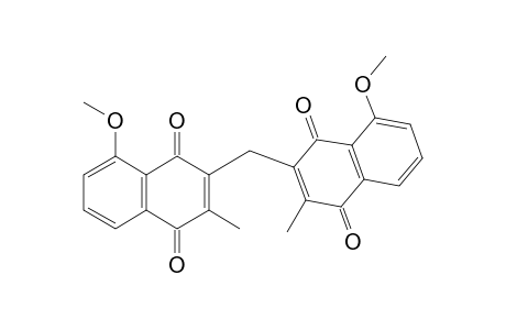 1,4-Naphthalenedione, 2,2'-methylenebis[8-methoxy-3-methyl-