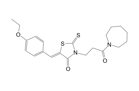 4-thiazolidinone, 5-[(4-ethoxyphenyl)methylene]-3-[3-(hexahydro-1H-azepin-1-yl)-3-oxopropyl]-2-thioxo-, (5Z)-