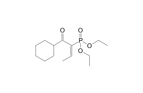 1-[(Cyclohexyl)carbonyl]-1-(diethylphosphonyl)prop-1-ene