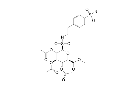 METHYL_N-4-(AMINOSULFONYL)-PHENETHYL-S-(2,3,4-TRI-O-ACETYL-1-THIO-BETA-D-GLUCOPYRANURONOYL)-SULFONAMIDE