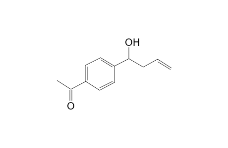 1-(4-(1-hydroxybut-3-enyl)phenyl)ethanone