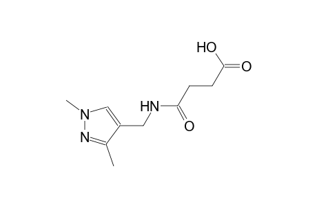 4-{[(1,3-dimethyl-1H-pyrazol-4-yl)methyl]amino}-4-oxobutanoic acid