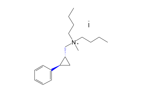 trans-Dibutylmethyl[(2-phenyl-1-cyclopropyl)methyl]ammonium iodide