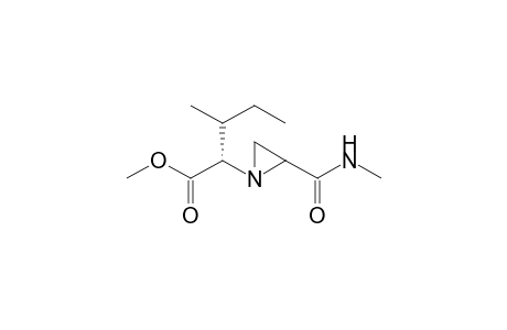1-(1-(S)-Methoxycarbonyl-2-methyl)butyl-2-N-methyl carbamoyl aziridine