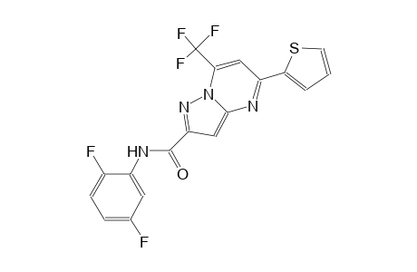 N-(2,5-difluorophenyl)-5-(2-thienyl)-7-(trifluoromethyl)pyrazolo[1,5-a]pyrimidine-2-carboxamide