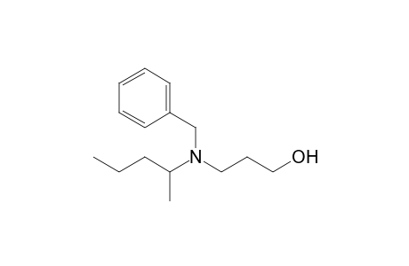 3-{[N-(1'-Methylbutyl)-N-benzyl]amino}-1-propanol