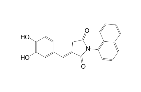 2,5-pyrrolidinedione, 3-[(3,4-dihydroxyphenyl)methylene]-1-(1-naphthalenyl)-, (3E)-