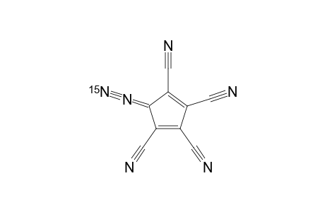 [15N]-5-(1.lambda.(5)-diazynylidene)-1,3-cyclopentadiene-1,2,3,4-tetracarbonitrile, 15N isotopic labelled