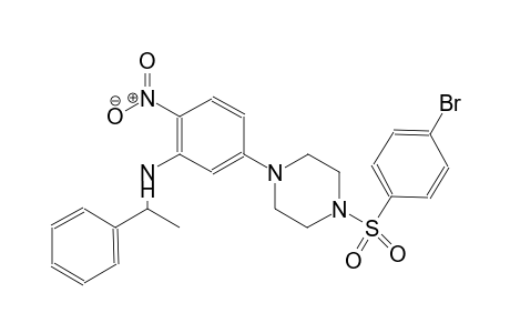 benzenemethanamine, N-[5-[4-[(4-bromophenyl)sulfonyl]-1-piperazinyl]-2-nitrophenyl]-alpha-methyl-