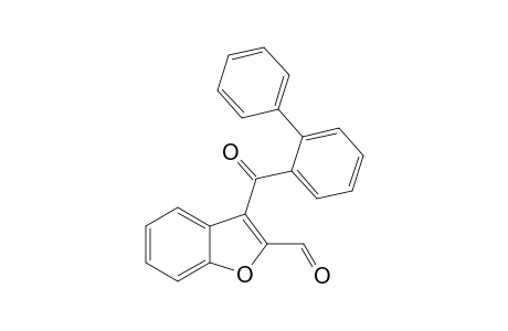 3-(biphenylcarbonyl)benzofuran-2-carbaldehyde