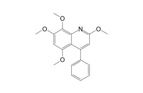 2,5,7,8-Tetramethoxy-4-phenylquinoline