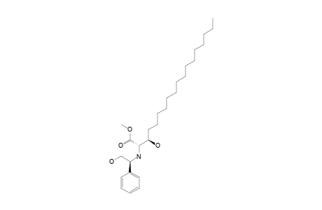 METHYL-(2R,3S,1'R)-(2N-2'-HYDROXY-1'-PHENYLETHYLAMINO)-3-HYDROXYOCTADECANOATE