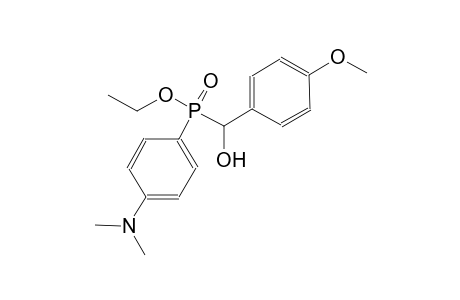 ethyl 4-(dimethylamino)phenyl[hydroxy(4-methoxyphenyl)methyl]phosphinate