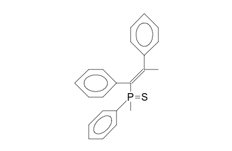 (E)-(2-Methyl-1,2-diphenyl-vinyl)-phenyl-methyl-phosphine sulfide