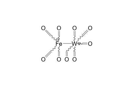 Tetracarbonyl iron pentacarbonyl tungsten dianion