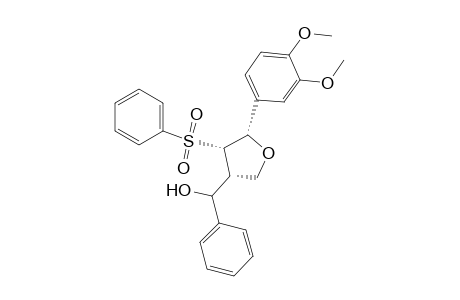 3-Furanmethanol, 5-(3,4-dimethoxyphenyl)tetrahydro-.alpha.-phenyl-4-(phenylsulfonyl)-, [3R-[3.alpha.(S*),4.beta.,5.alpha.]]-