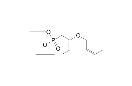 Phosphonic acid, [2-(2-butenyloxy)-2-butenyl]-, bis(1,1-dimethylethyl) ester, (E,Z)-