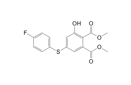 Dimethyl 3-Hydroxy-5-(4-fluorophenylsulfanyl)phthalate