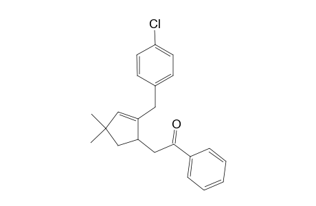 2-[2-(4-Chlorophenyl)methyl-4,4-dimethyl-2-cyclopenten-1-yl]-1-phenylethanone