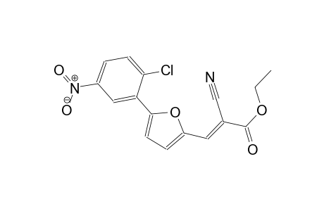ethyl (2E)-3-[5-(2-chloro-5-nitrophenyl)-2-furyl]-2-cyano-2-propenoate