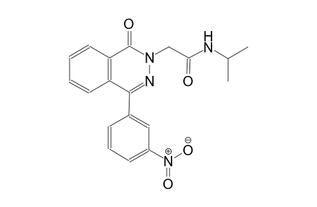 N-isopropyl-2-(4-(3-nitrophenyl)-1-oxo-2(1H)-phthalazinyl)acetamide