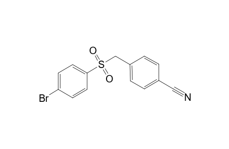(4-Cyanobenzyl)(4-bromophenyl)sulphone