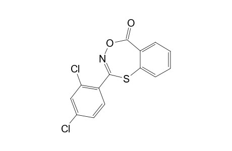 2-(2,4-DICHLOROPHENYL)-5H-4,1,3-BENZOXATHIAZEPIN-5-ONE