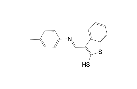 3-((E)-[(4-Methylphenyl)imino]methyl)-1-benzothiophene-2-thiol