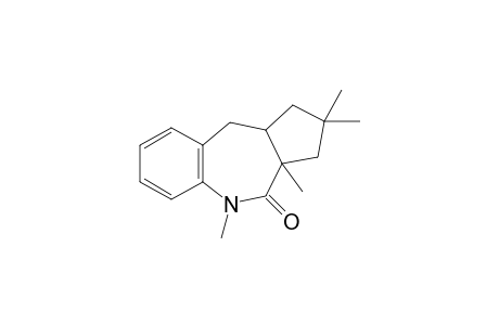 2,2,3a,5-tetramethyl-1,3,10,10a-tetrahydrocyclopenta[c][1]benzazepin-4-one