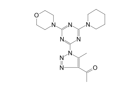 1-[5-Methyl-1-(4-morpholin-4-yl-6-piperidin-1-yl-[1,3,5]triazin-2-yl)-1H-[1,2,3]triazol-4-yl]-ethanone