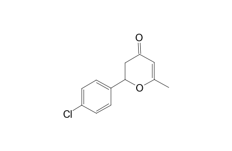 2-(4-Chlorophenyl)-2,3-dihydro-6-methyl-4H-pyran-4-one