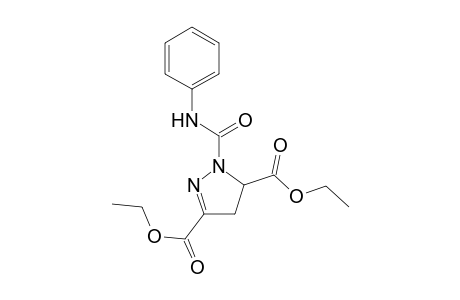 Diethyl 1-(anilinocarbonyl)-4,5-dihydro-1H-pyrazole-3,5-dicarboxylate
