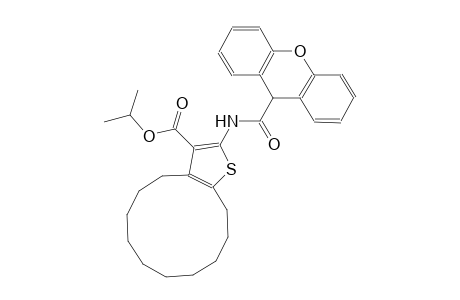 isopropyl 2-[(9H-xanthen-9-ylcarbonyl)amino]-4,5,6,7,8,9,10,11,12,13-decahydrocyclododeca[b]thiophene-3-carboxylate