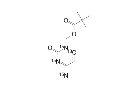 [6-(13)-C,1,3,4-(15)-N-(3)]-1-PIVALOYLOXYMETHYL-CYTOSINE