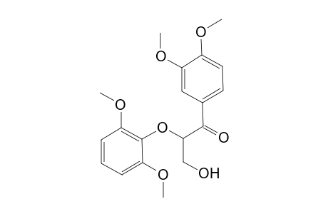 2-(2,6-dimethoxyphenoxy)-1-(3,4-dimethoxyphenyl)-3-hydroxypropan-1-one