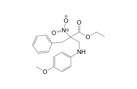 Ethyl 2-benzyl-3-(4-methoxyphenylamino)-2-nitropropanoate