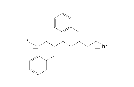 Poly[bis(o-vinyltoluene)-alt-tetramethylene]